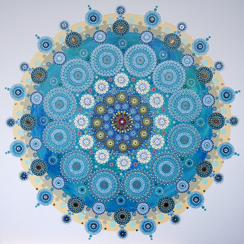 Mandala to the Oceans by artist Kim van Rijswijck